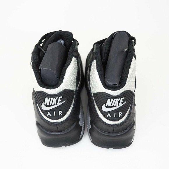 Nike Air Max 90 Boot GS Boys Shoes Casual Black - Picture 6 of 12